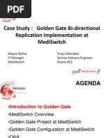 Case Study - Mediswitch Golden Gate Implementation