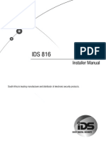 IDS816 Eng Installer Manual