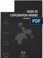 Guide de L'exploration Miniere Afrique