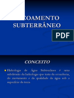 Escoamento Subterrâneo