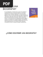 Qué Es Una Biografía