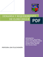 Demanda y Requerimiento de Cloro-1