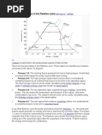 The Four Processes in The Rankine Cycle