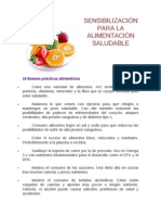 10 Buenas Prácticas Alimenticias