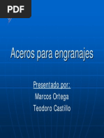 Aceros para Engranajes