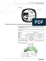 Setting of The Electronic Position Transmitter RWG (Option)