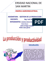 Produccion y Productividad