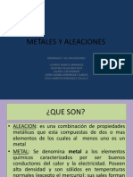 Metales y Aleaciones