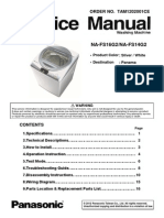 NA-FS16G2-14G2 Panasonic Washing Machine Service Manual