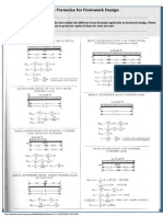 Beam Formulas For Formwork Design