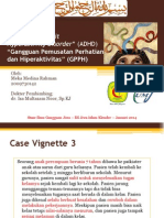 Case Vignette ADHD