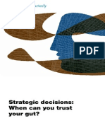 2010, Mckinsey Quarterly, Strategic Decisions