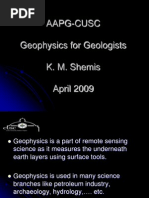 Aapg Cusc - Geophysics For Geologists