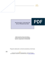 Psicologia y Educacion para La Prosocialidad