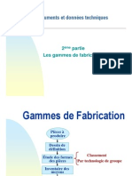 Gamme de Production