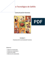 El Proceso de La Comunicación Humana. Unidad 1