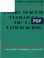 Boff Leonardo - Como Hacer Teologia de La Liberacion