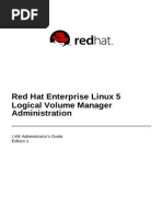 Red Hat Enterprise Linux-5-Logical Volume Manager Administration-En-US