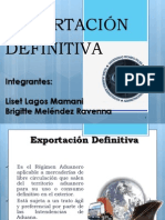 Exportacion Definitiva