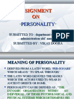 PERSONALITY