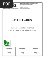 7 Segment LA5622-S2 Datasheet