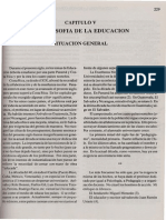 Capitulo V La Filosofia de La Educacion