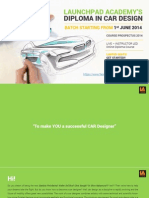 Diploma in Car Design 2014 - Brochure