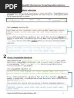 Base and Strong Adjectives