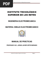 MANUAL DE PRACTICAS Dibujo Electromecanico PDF