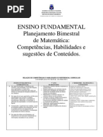 Habilidades Conteudos Matematica Gestar2