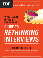 Excerpt From What Color Is Your Parachute? Guide To Rethinking Interviews by Richard N. Bolles