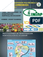 Investigación Hortícola en Ecuador