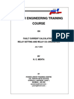 Fault Current Calculations and Relay Setting