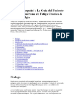 Versión en Español La Guía Del Paciente para El Síndrome de Fatiga Crónica & Fibromialgia