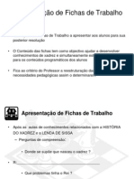 Apresentação de Fichas de Trabalho