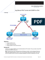 CCNPv6 ROUTE Lab8-2 Manual IPv6 Tunnel EIGRP Student Form