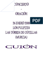 Guión Concierto-Oración Los Pulpites