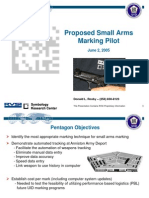 Small Arms Marking Overview