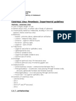 Cavernous Sinus Thrombosis