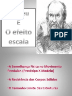 Galileu Efeito Escala Apresentação