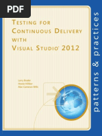 Testing For Continuous Delivery With Visual Studio 2012