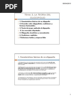 Tema 3. La Teoria Del Oligopolio