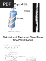 Single Crystal Slip: Adapted From Fig. 7.9, Callister 7e