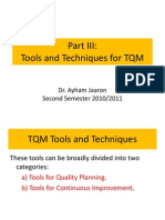 2516 (3) TQM Tools and Techniques