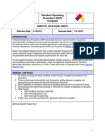 SOP Dimethyl Sulfoxide