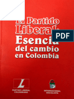 El Partido Liberal, Esencia Del Cambio en Colombia