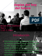 Presentación de Tecnologías Del Hoy y Del Futuro POWER POINT (Autosaved)