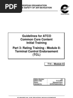 Guidelines For ATCO Common Core Content Initial Training - Part 3 - MOD 8 - TCL