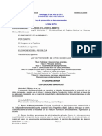 LEY #29733 - Ley de Protección de Datos Personales PDF