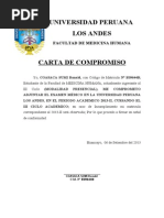 Carta de Compromiso - Llevar El Curso de Ingles MH